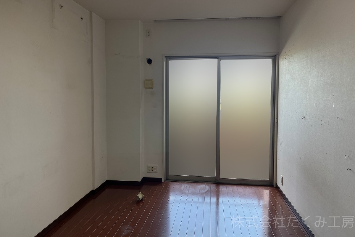 アクセントクロス施工 施工前(京都府京田辺市)|摂津市 株式会社たくみ工房