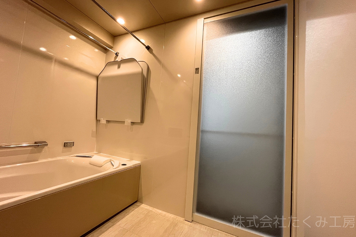浴室リフォーム 施工後(兵庫県芦屋市)|摂津市 株式会社たくみ工房