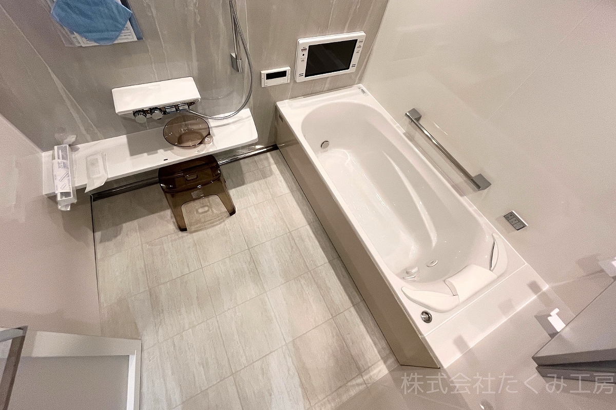 浴室リフォーム　施工後（兵庫県芦屋市）｜摂津市 株式会社たくみ工房