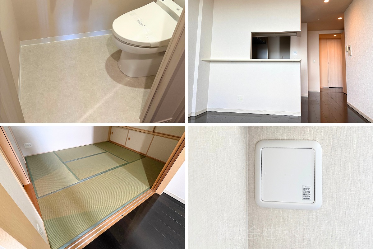 マンション賃貸物件原状回復工事　施工後（大阪府寝屋川市）｜摂津市 株式会社たくみ工房