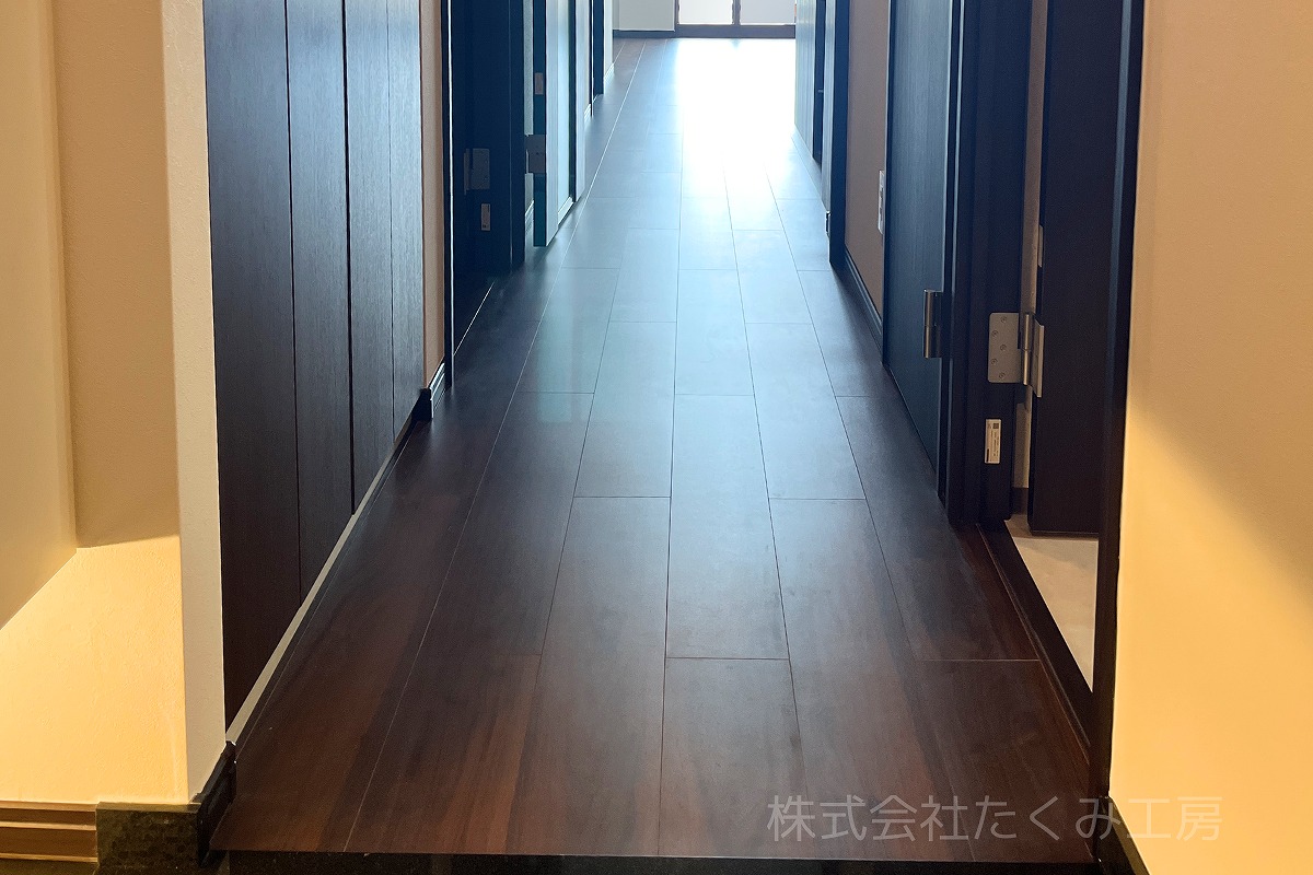フローリングリフォーム 施工後(大阪府大阪市)|摂津市 株式会社たくみ工房