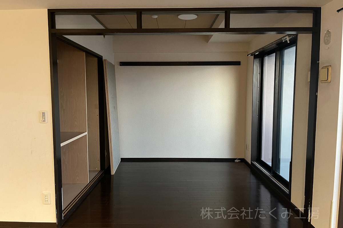 フローリングリフォーム 施工前(大阪府大阪市)|摂津市 株式会社たくみ工房
