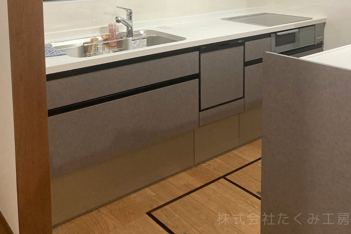 キッチンリフォーム 施工後(大阪府枚方市)|摂津市 株式会社たくみ工房