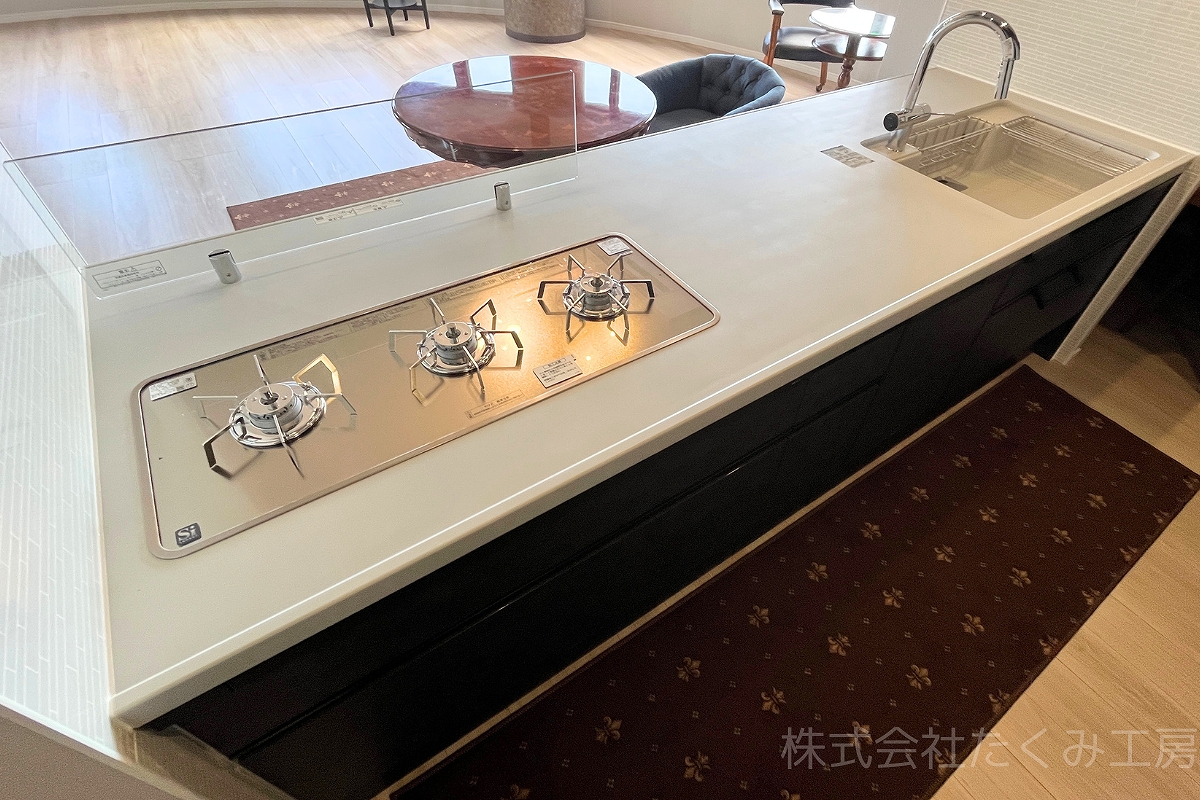 キッチンリノベーション　施工後（兵庫県芦屋市）｜摂津市 株式会社たくみ工房