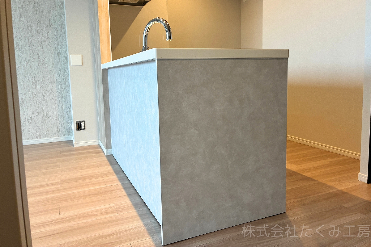 システムキッチンリフォーム　施工後（大阪府大阪市）｜摂津市 株式会社たくみ工房