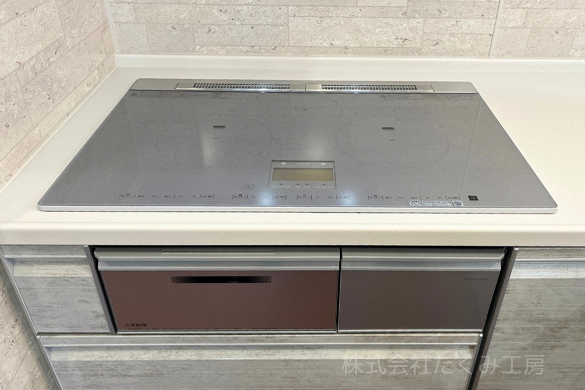 システムキッチンリフォーム 施工後(京都府京田辺市)|摂津市 株式会社たくみ工房