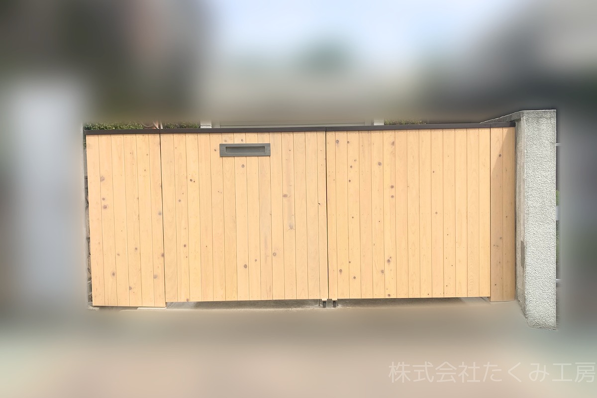 門扉工事　施工後（大阪府）｜摂津市 株式会社たくみ工房