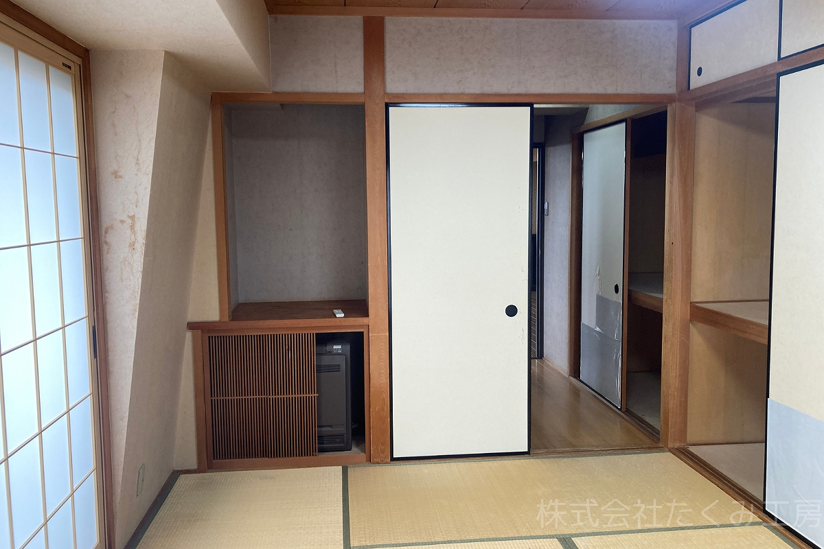 洋室リノベーション 施工前(兵庫県芦屋市)|摂津市 株式会社たくみ工房