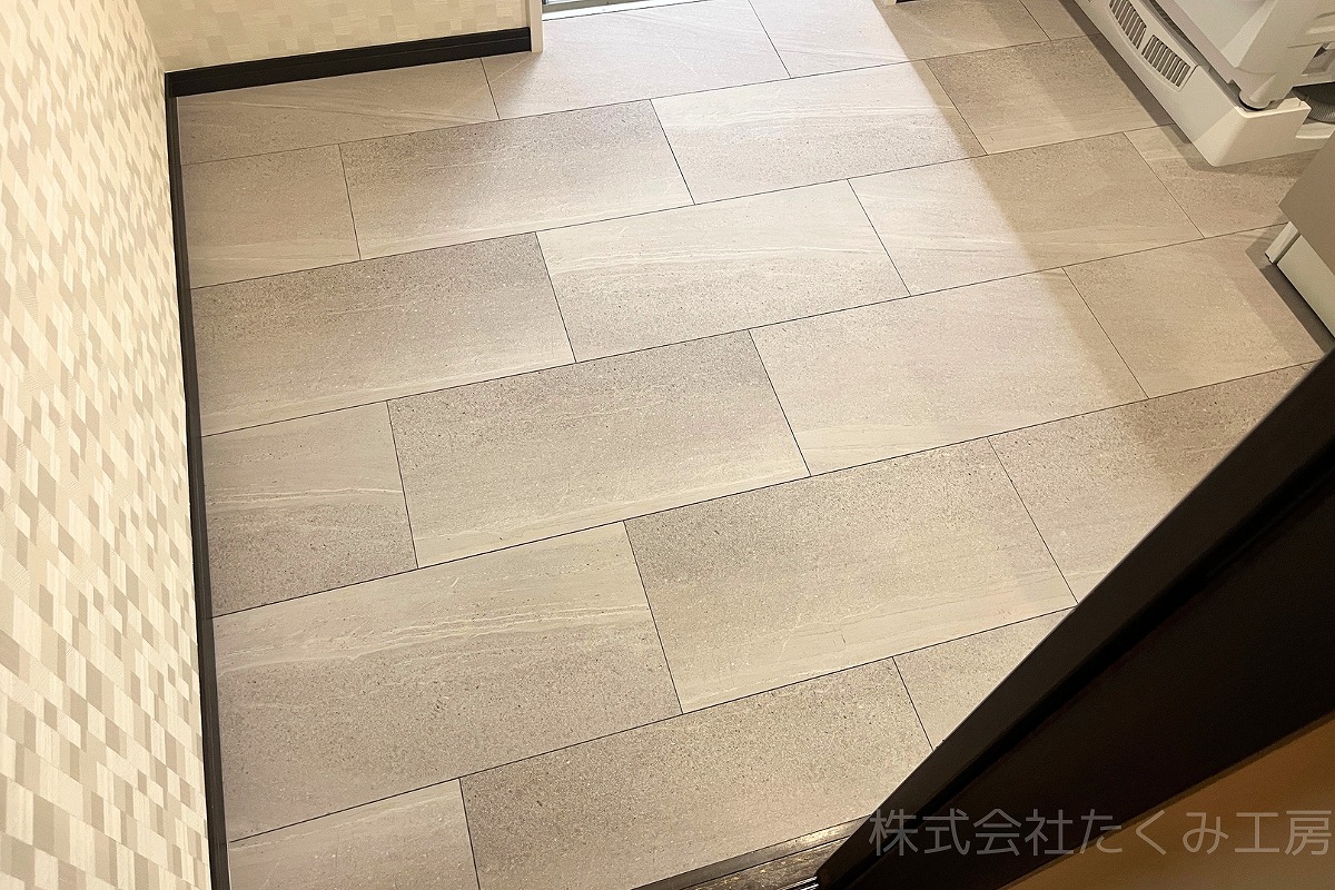 洗面内装工事　施工後（大阪府豊中市）｜摂津市 株式会社たくみ工房