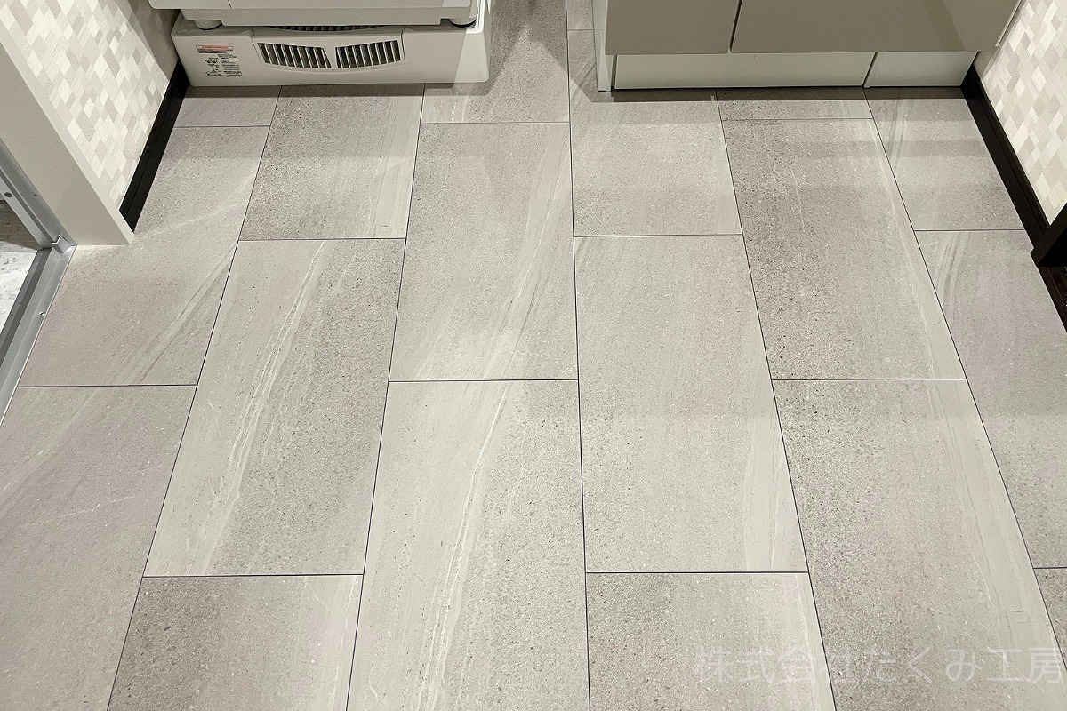 洗面内装工事　施工後（大阪府豊中市）｜摂津市 株式会社たくみ工房
