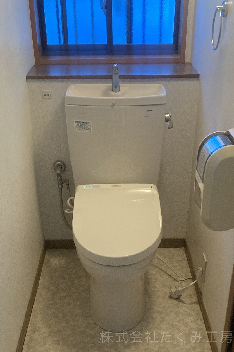 トイレリフォーム 施工前(京都府)|摂津市 株式会社たくみ工房