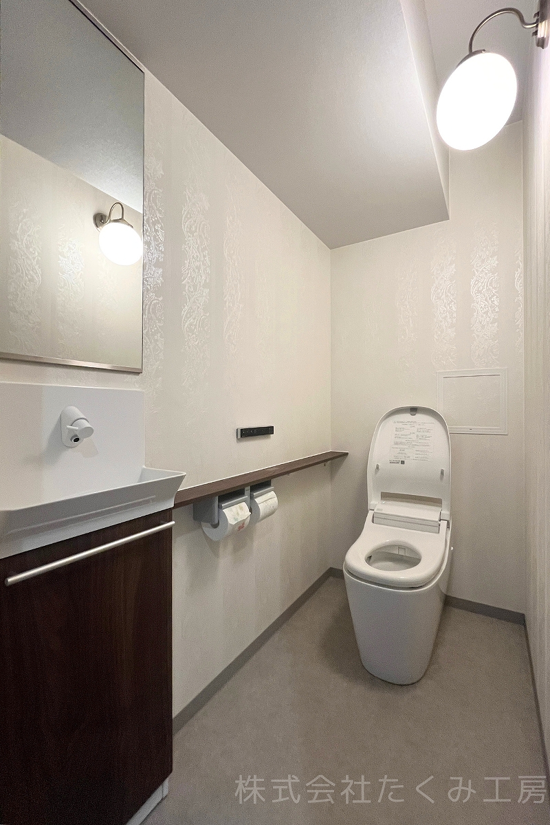 トイレリフォーム 施工後(兵庫県芦屋市)|摂津市 株式会社たくみ工房