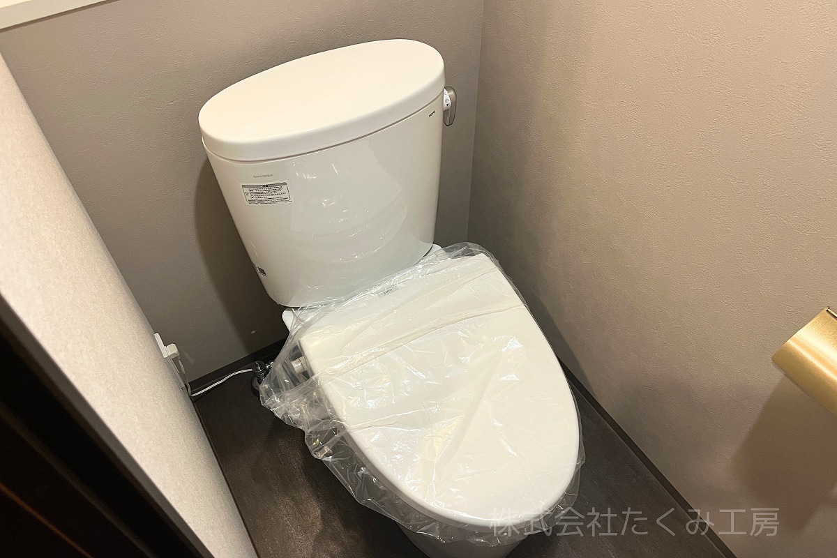 トイレリフォーム　施工後（大阪府大阪市）｜摂津市 株式会社たくみ工房