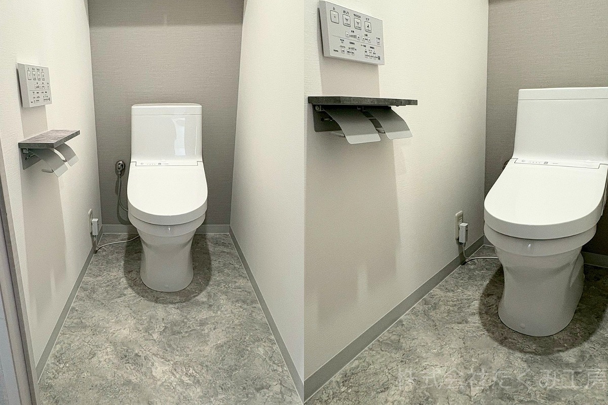 トイレリフォーム 施工後(京都府京田辺市)|摂津市 株式会社たくみ工房