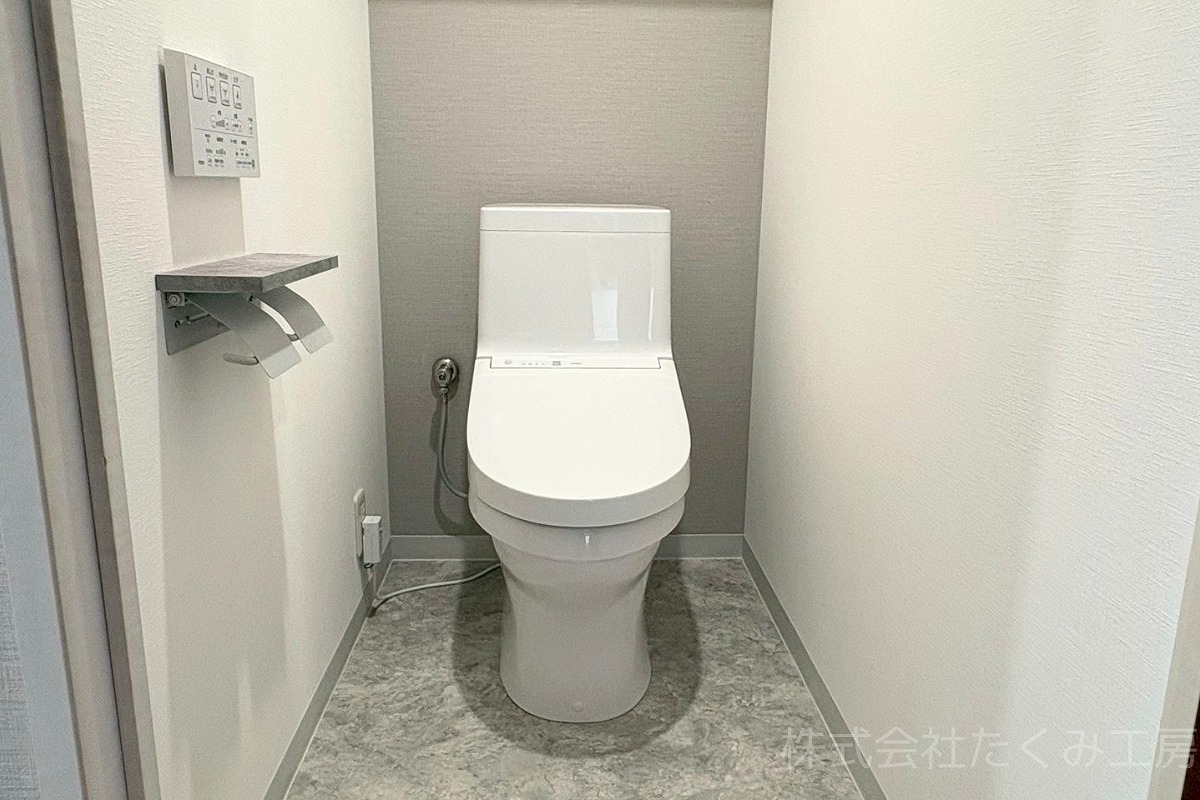 トイレリフォーム 施工後(京都府京田辺市)|摂津市 株式会社たくみ工房