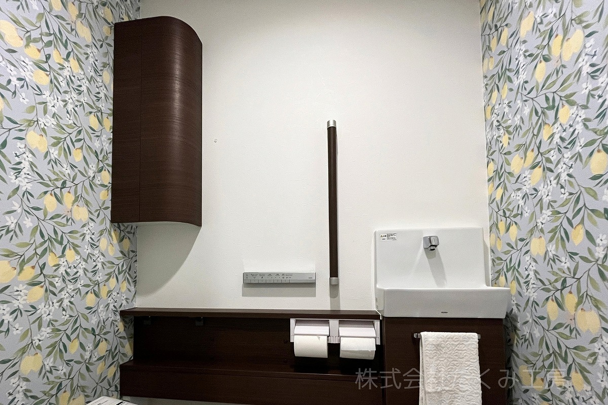 トイレリフォーム　施工後（京都府京田辺市）｜摂津市 株式会社たくみ工房