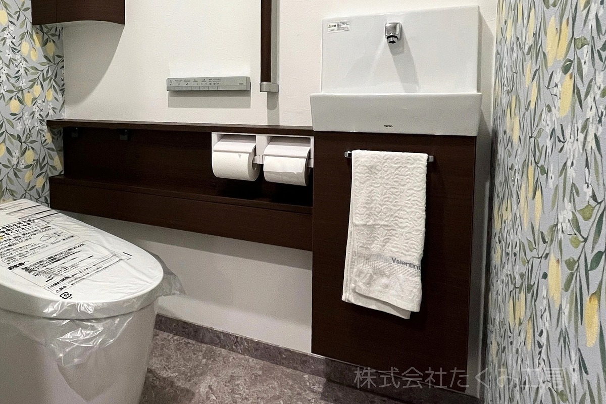 トイレリフォーム 施工後(京都府京田辺市)|摂津市 株式会社たくみ工房