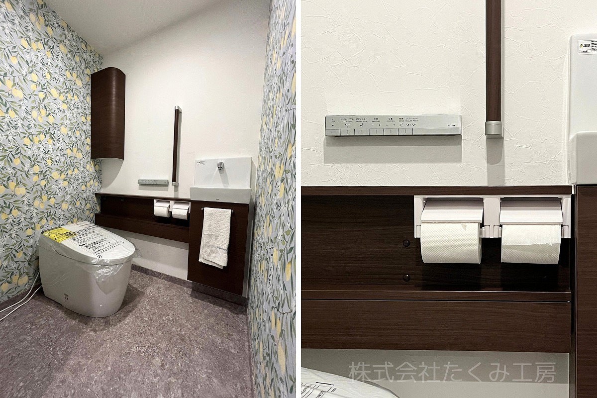 トイレリフォーム 施工後(京都府京田辺市)|摂津市 株式会社たくみ工房
