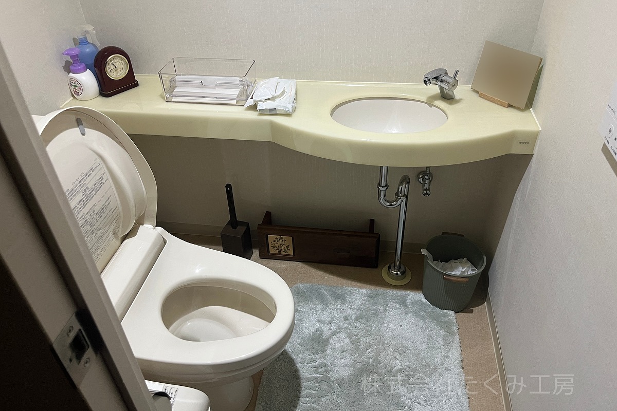 トイレリフォーム 施工前(京都府京田辺市)|摂津市 株式会社たくみ工房
