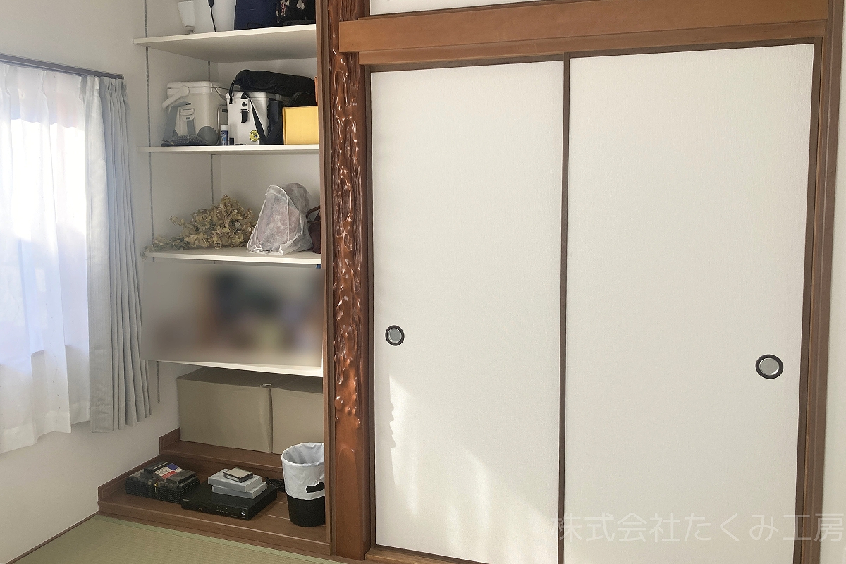 和室改装工事　施工後（大阪府枚方市）｜摂津市 株式会社たくみ工房