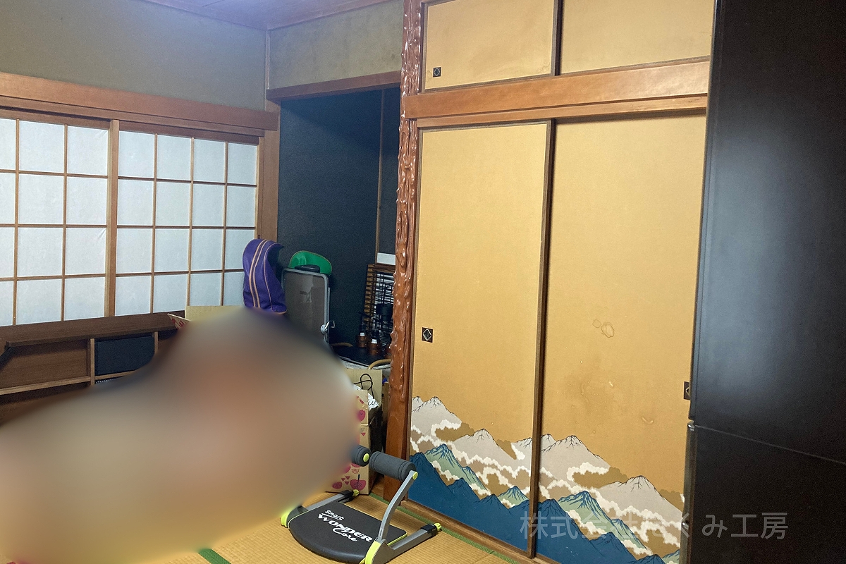 和室改装工事　施工前（大阪府枚方市）｜摂津市 株式会社たくみ工房