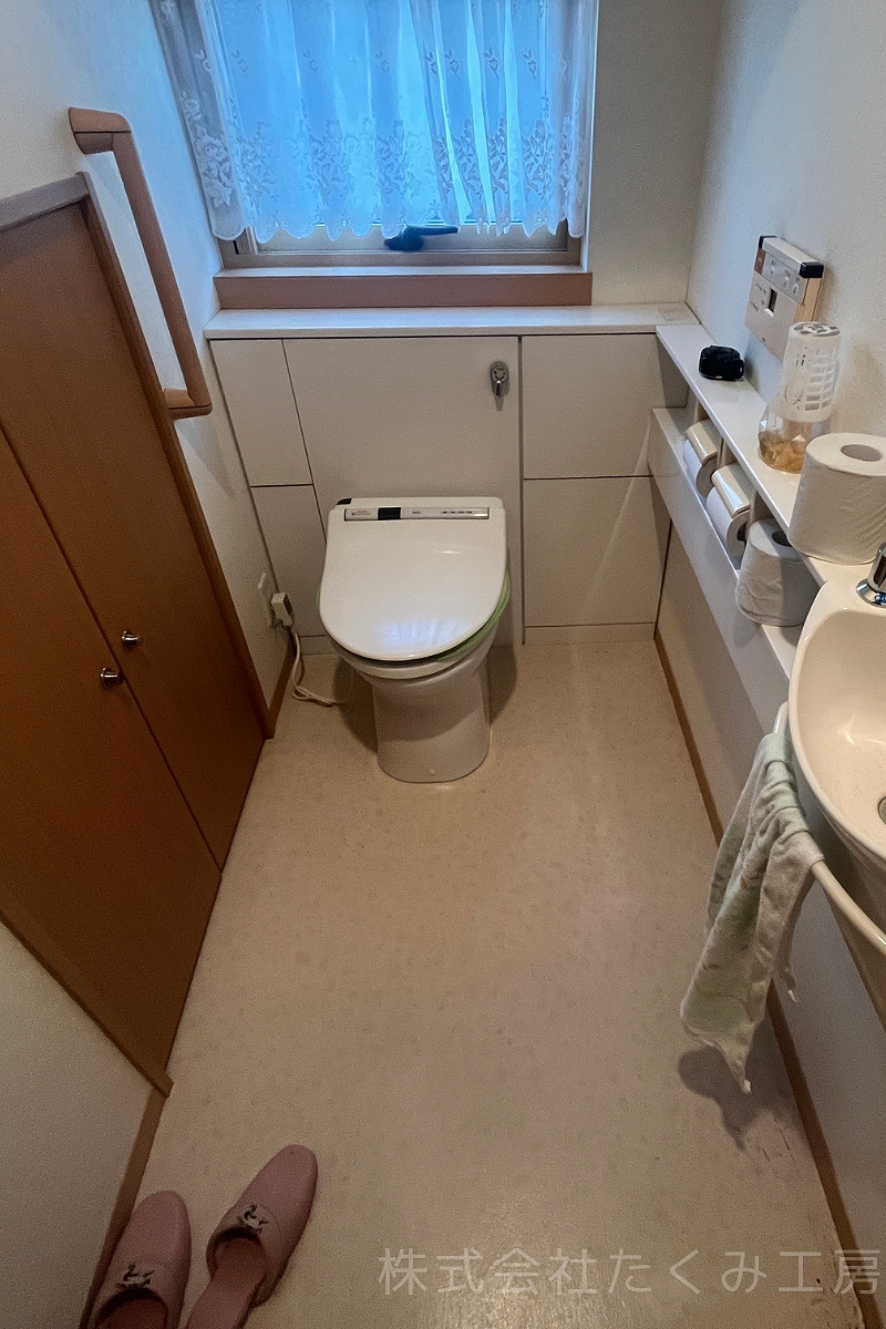 トイレリフォーム 施工前(京都府)|摂津市 株式会社たくみ工房