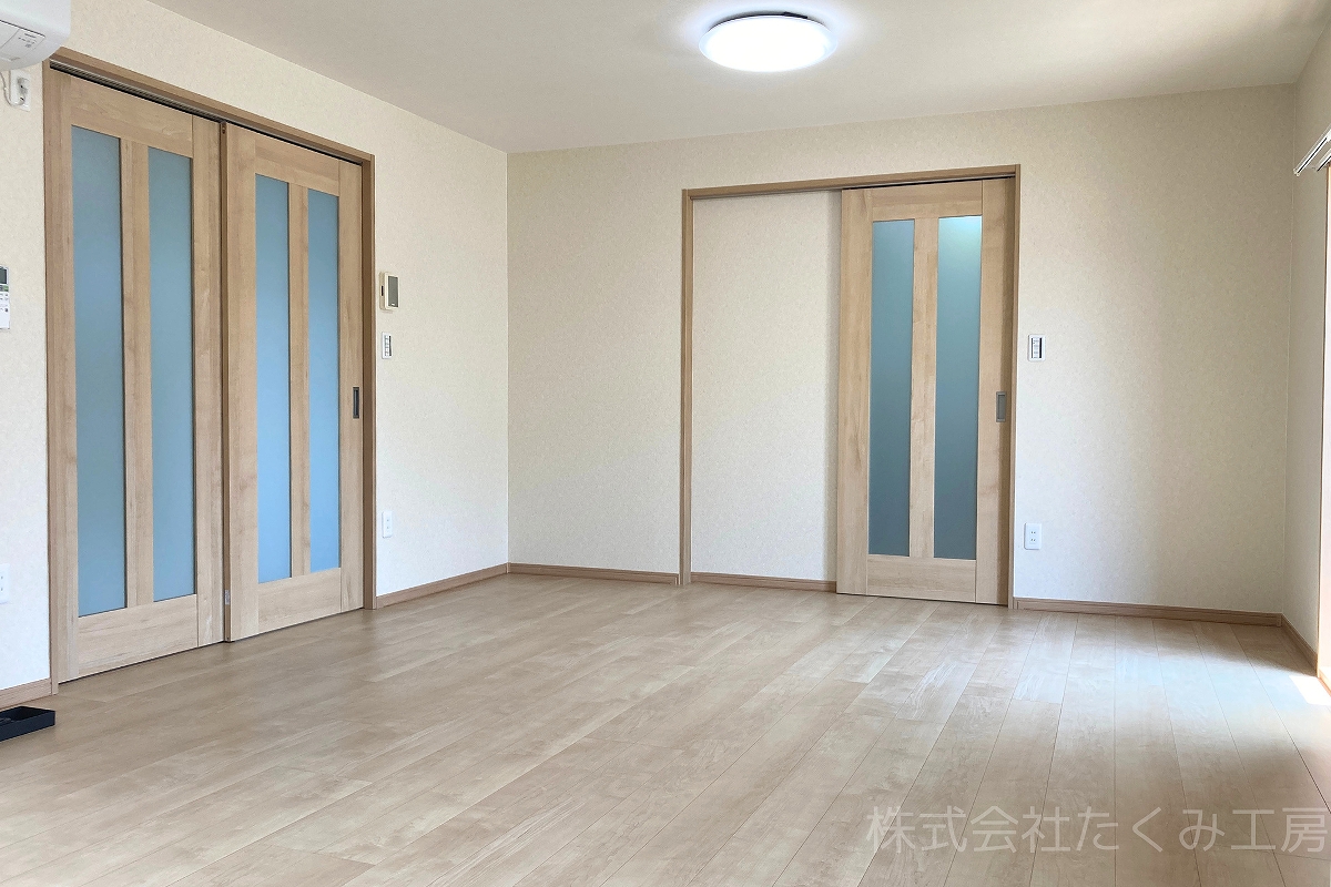 和室の洋室化リフォーム 施工後(兵庫県宝塚市)|摂津市 株式会社たくみ工房