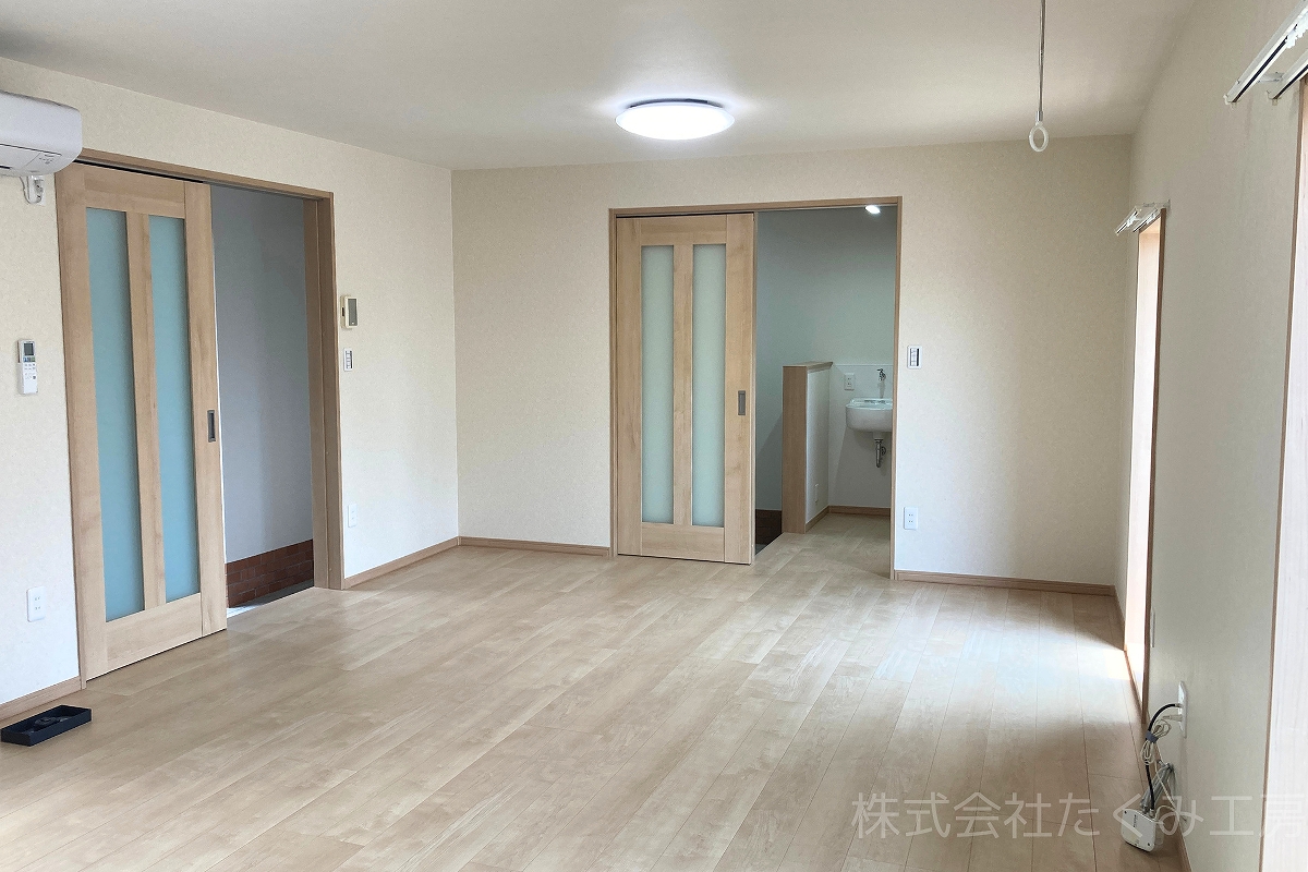 和室の洋室化リフォーム 施工後(兵庫県宝塚市)|摂津市 株式会社たくみ工房