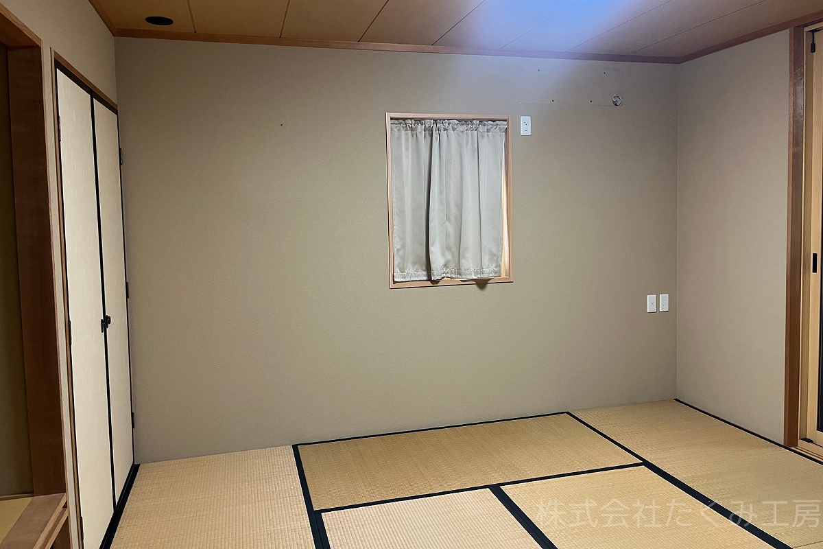和室改修工事 施工前(京都府)|摂津市 株式会社たくみ工房